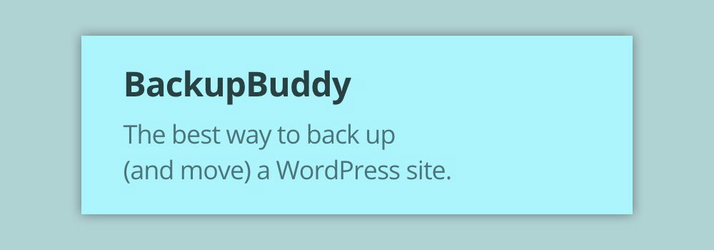 backup plugin wordpress backupbuddy