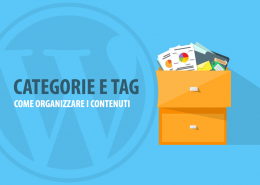 categorie e tag wordpress