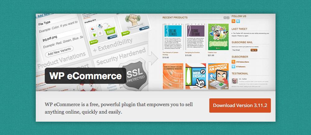 Plugin eCommerce WordPress: WP eCommerce