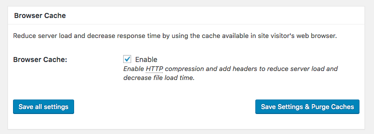 W3TC Browser Cache