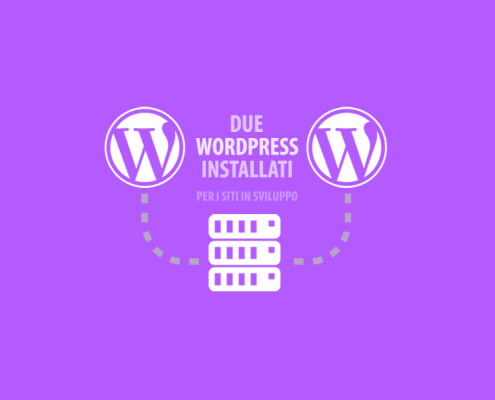 Due installazioni di WordPress stesso dominio e hosting