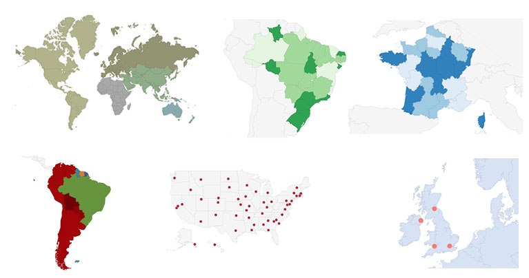 plugin interactive world map esempi