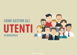 creare e gestire utenti wordpress
