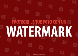 inserire watermark immagini wordpress